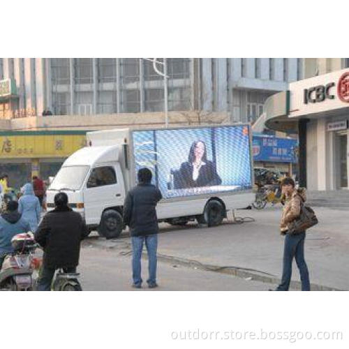 Asynchronous 3D live video good vision Truck Mounted LED Sc